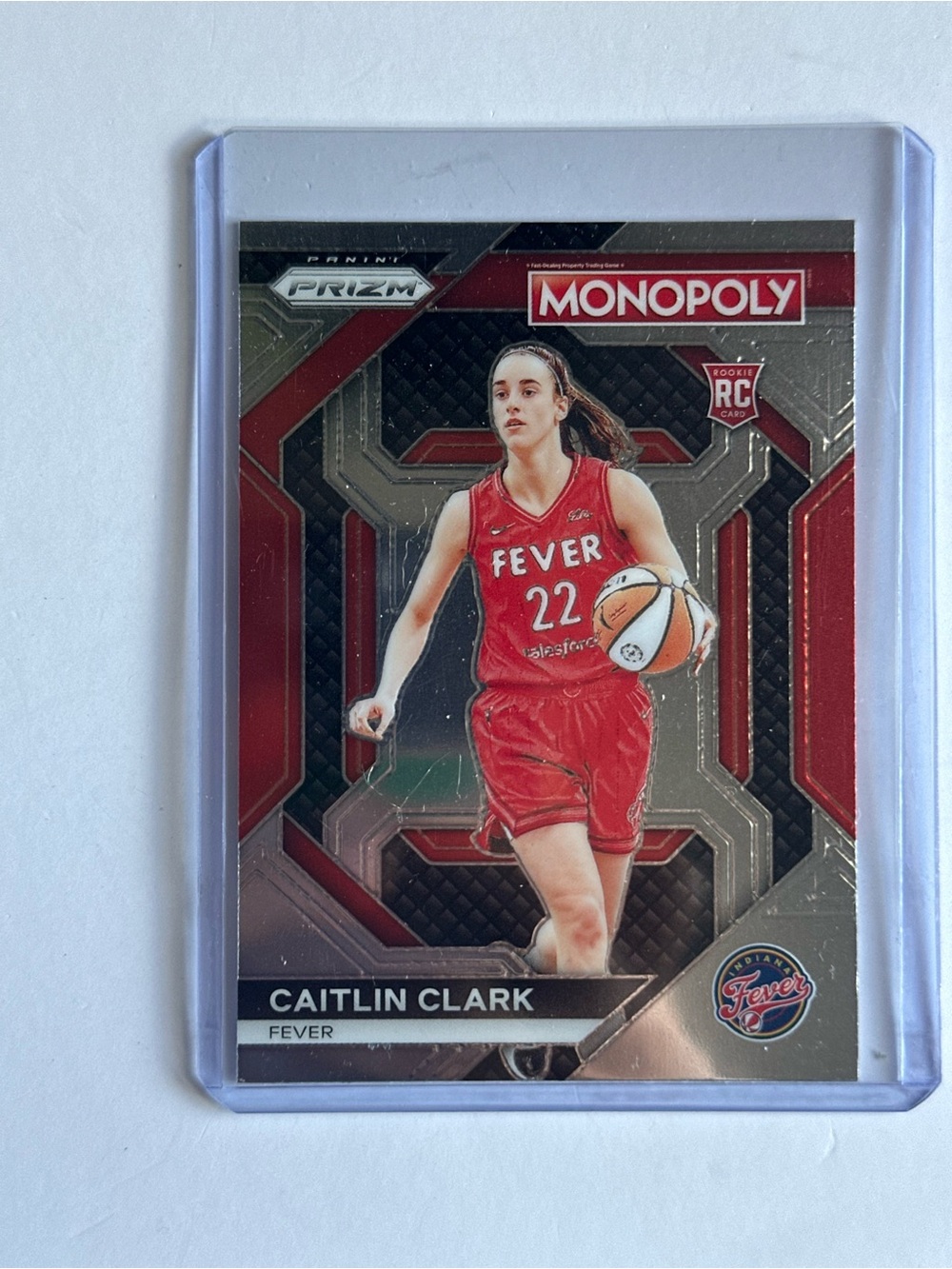 Panini Caitlin Clark Fever Card - Red